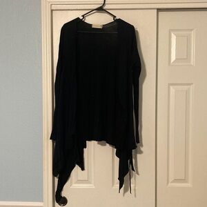 Love and Liberty Navy Blue with Black Lace Women's Cardigan